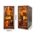 Magic Academy Book Nook Kit | Wizard Library Wooden Diorama with Furniture