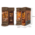 Magic Wand Store Book Nook Kit | Whimsical Wooden Wand Shop Diorama